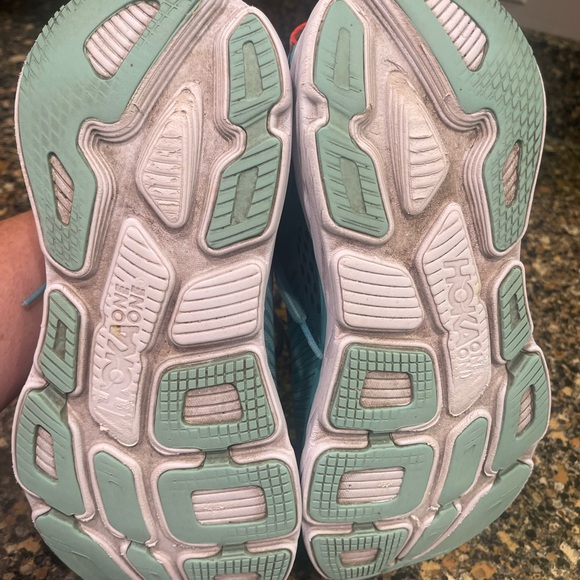 Hoka Women's Bondi 7 Aqua Running Shoes size 9 - Picture 7 of 10
